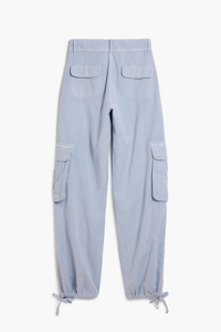 Desigual Cargo Pants Light Blue