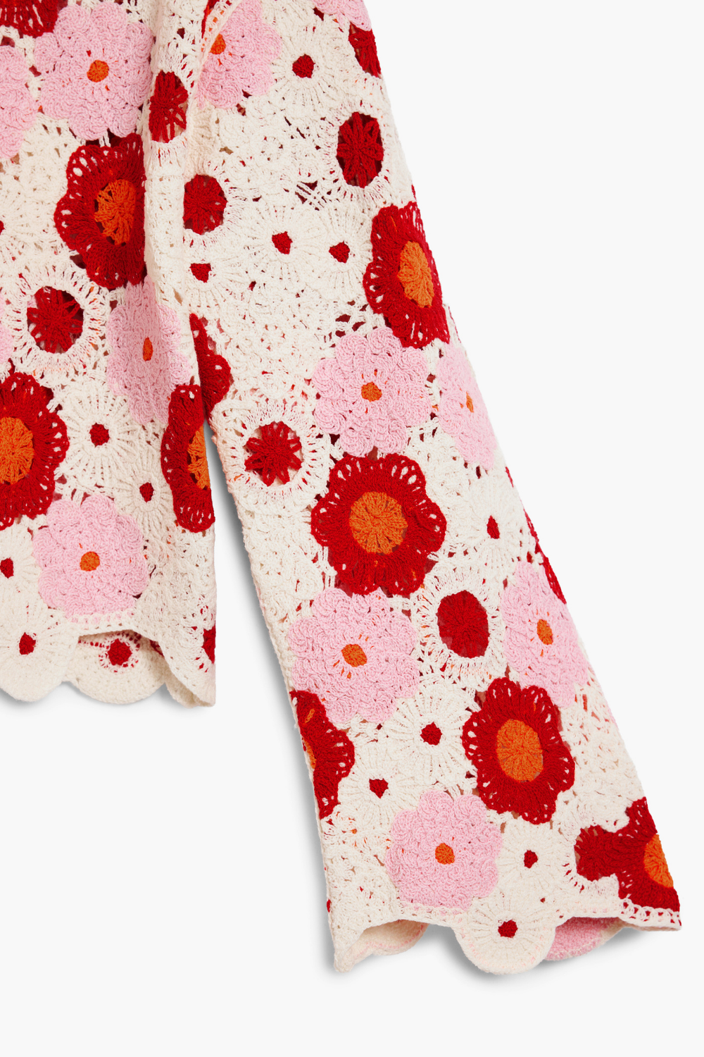 Desigual Crochet Floral Knit