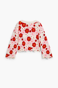 Desigual Crochet Floral Knit