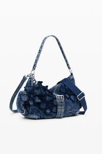 Desigual Denim Floral Handbag Pre-Order
