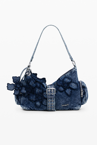 Desigual Denim Floral Handbag Pre-Order