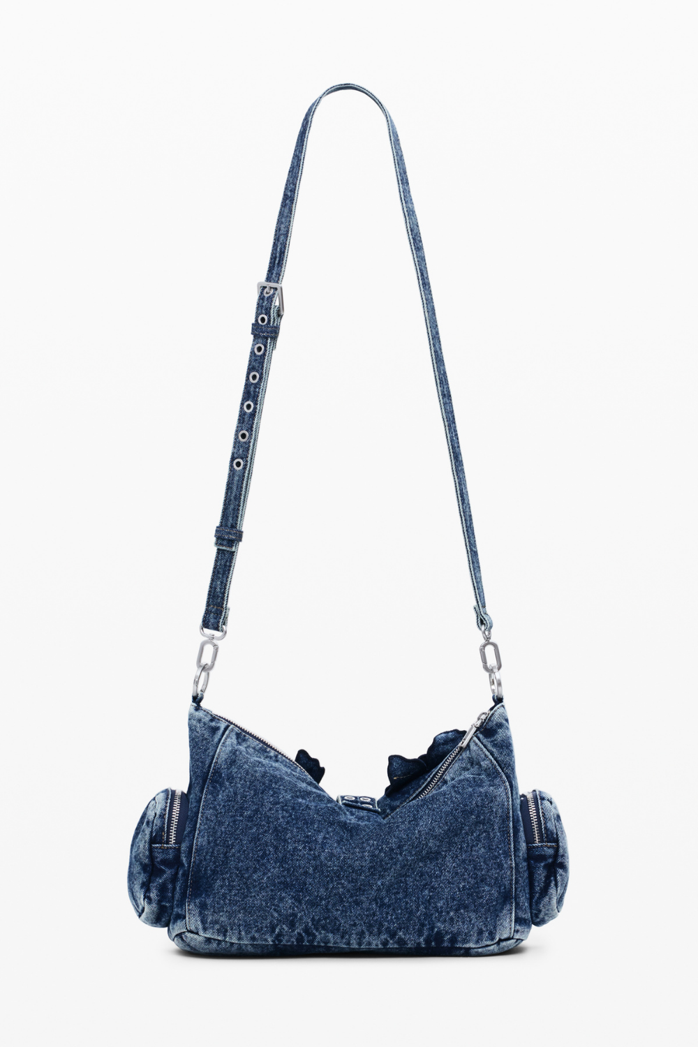 Desigual Denim Floral Handbag Pre-Order