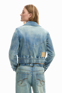 Desigual Denim Jacket Embroided Pre-Order