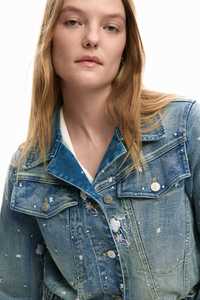 Desigual Denim Jacket Embroided Pre-Order