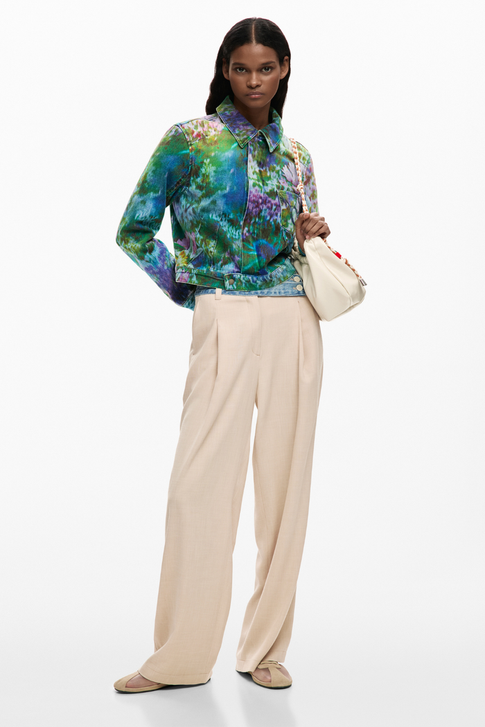 Desigual Denim Jacket Wild Garden Pre-Order