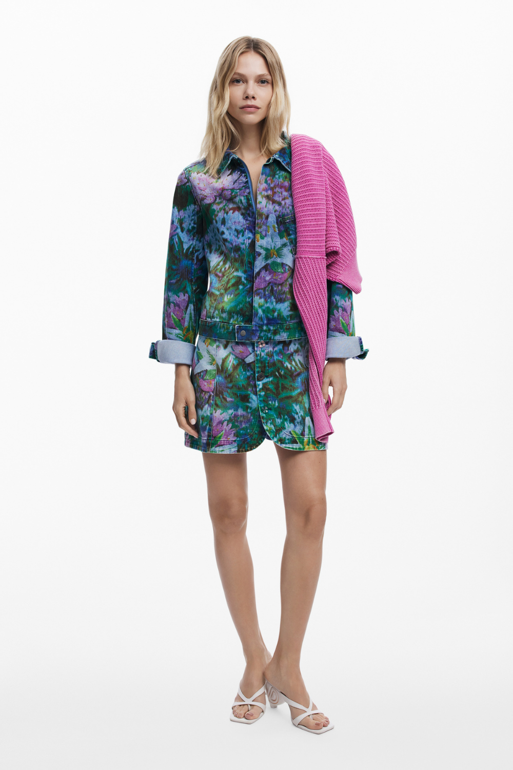 Desigual Denim Jacket Wild Garden Pre-Order