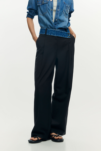 Desigual Denim Waist Pants Black