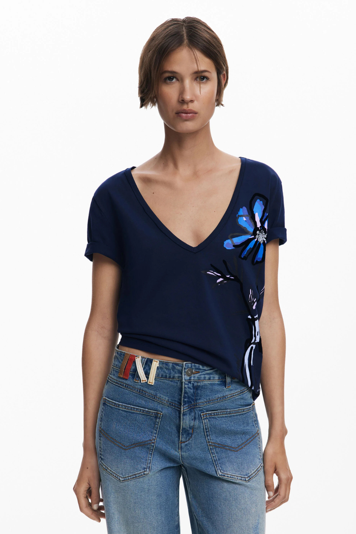 Desigual Dumas T-Shirt Navy