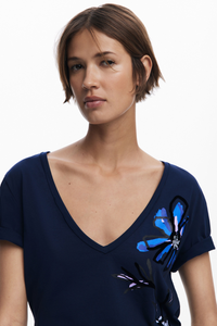 Desigual Dumas T-Shirt Navy
