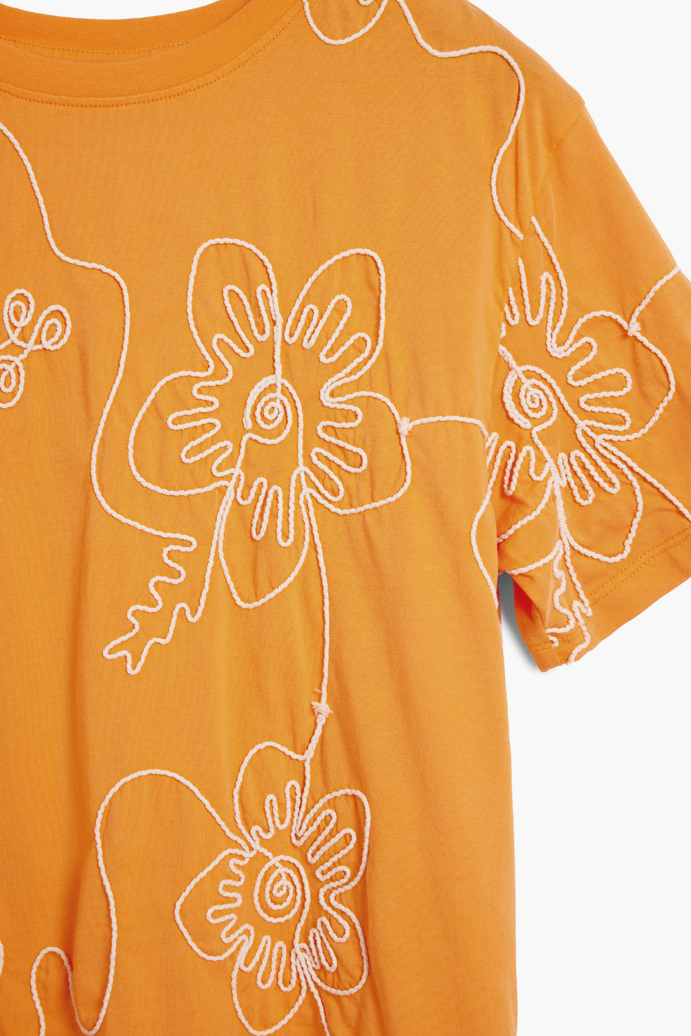 Desigual Embroidered Flowers T-Shirt Pre-Order