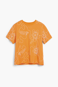 Desigual Embroidered Flowers T-Shirt Pre-Order