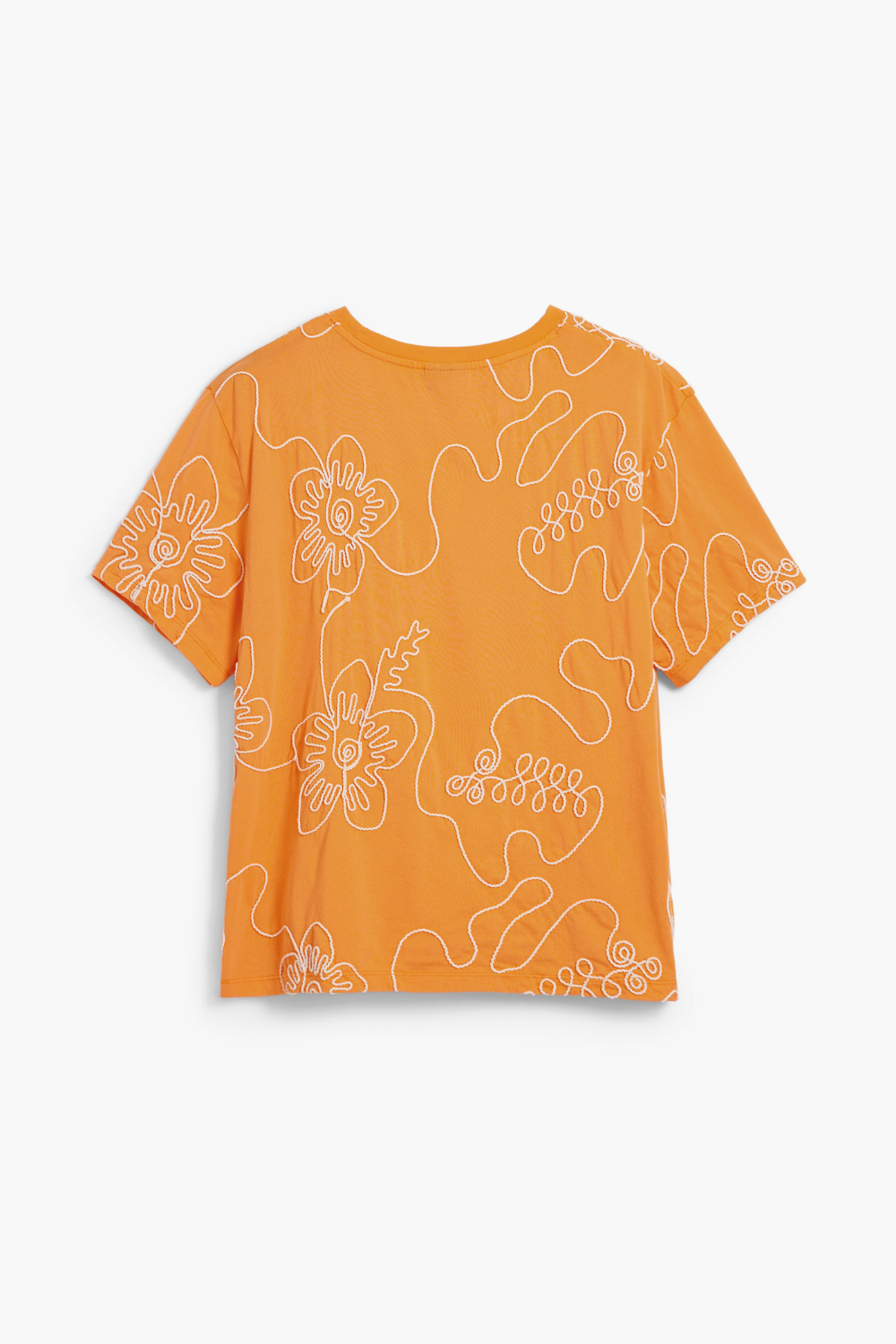 Desigual Embroidered Flowers T-Shirt Pre-Order