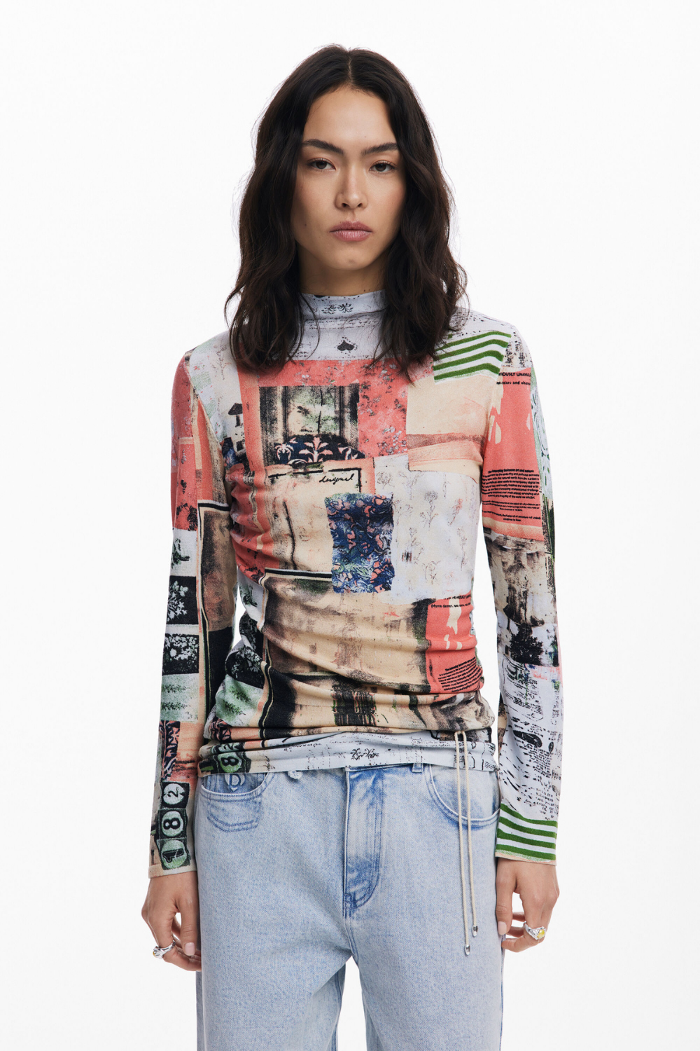 Desigual Fine Postcard Sweater Pre-Order