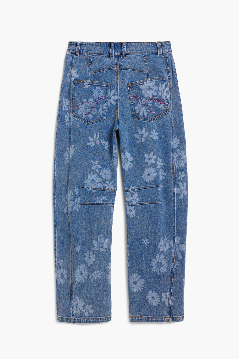 Desigual Floral Barrel Jeans