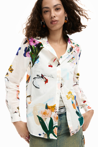 Desigual Floral Collage Shirt