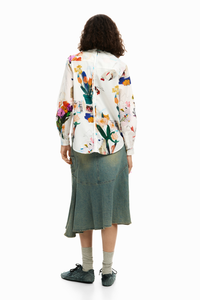 Desigual Floral Collage Shirt