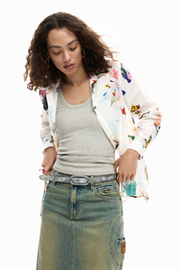 Desigual Floral Collage Shirt