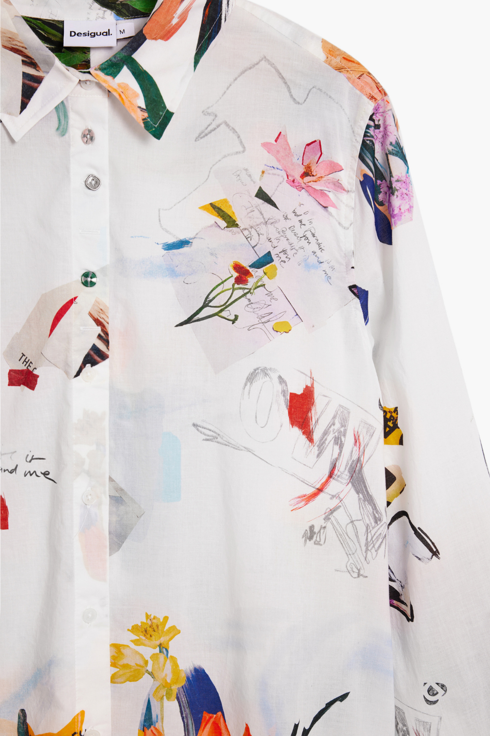 Desigual Floral Collage Shirt