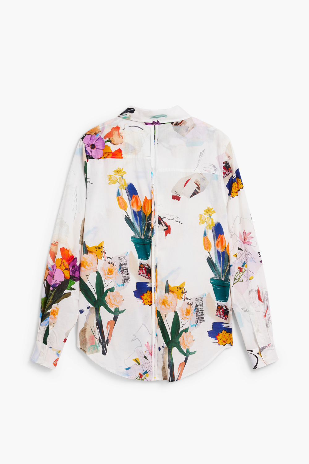 Desigual Floral Collage Shirt