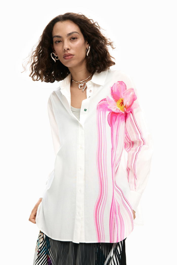Desigual Gloss Flower Shirt
