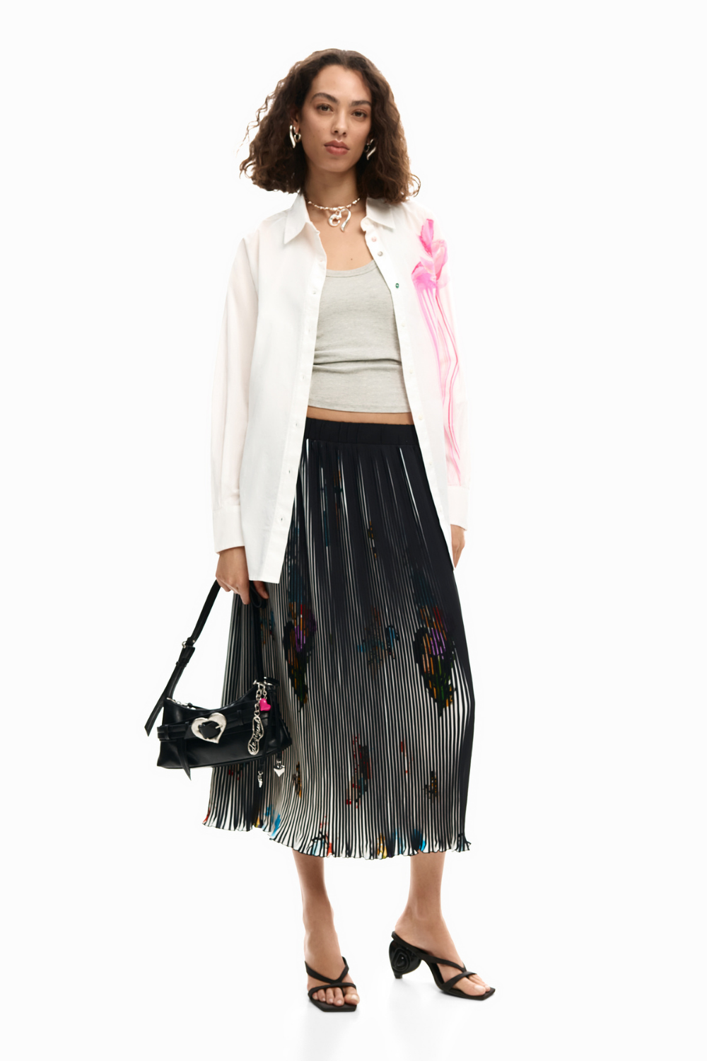 Desigual Gloss Flower Shirt