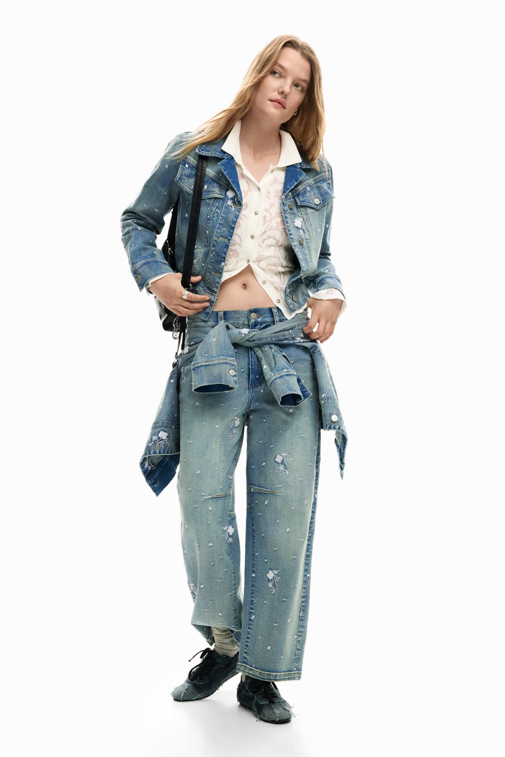 Desigual Jeans Embroidered Pre-Order