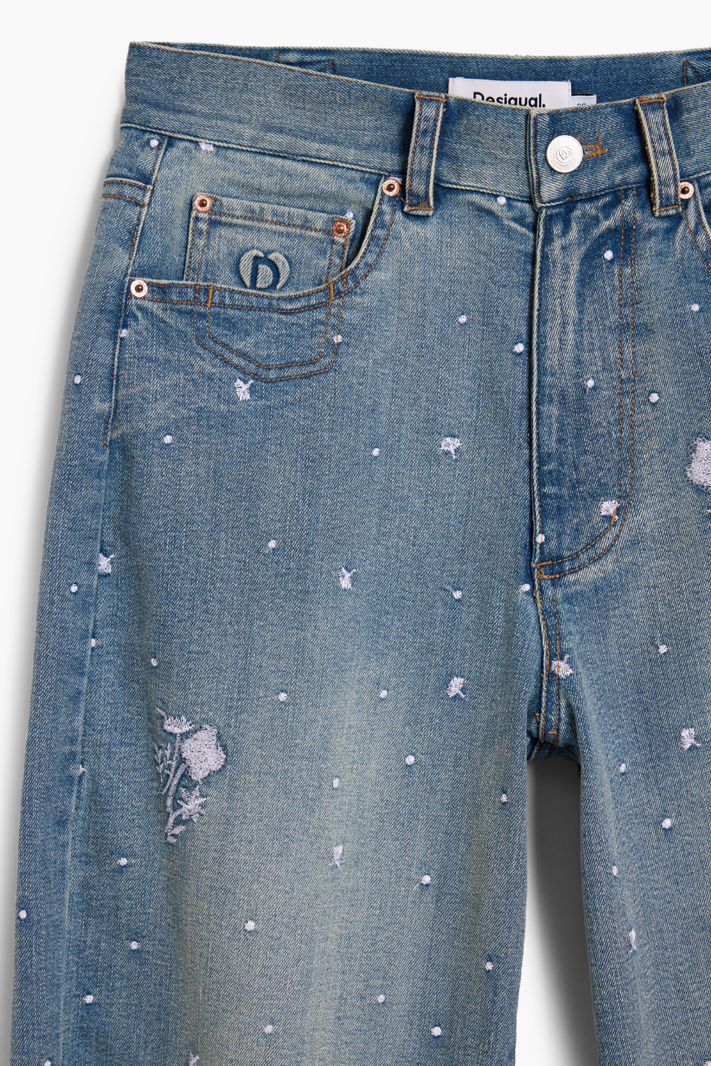 Desigual Jeans Embroidered Pre-Order