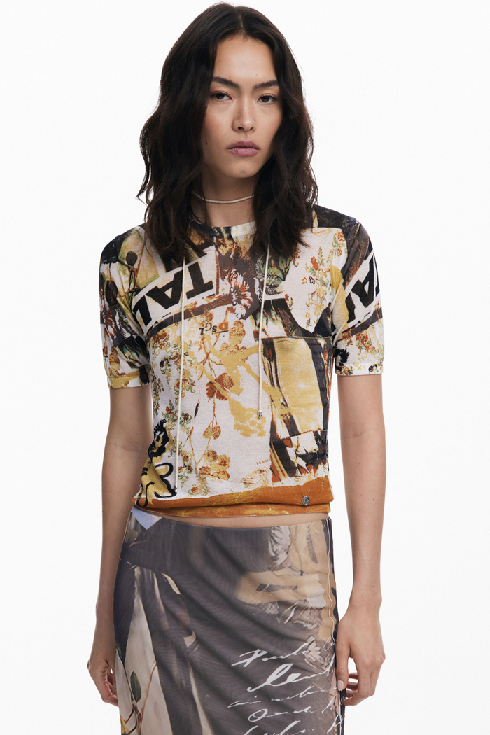 Desigual Katrina Short Sleeve Top