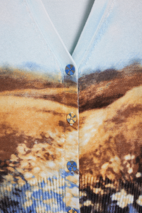 Desigual Landscape Cardigan Blue Pre-Order