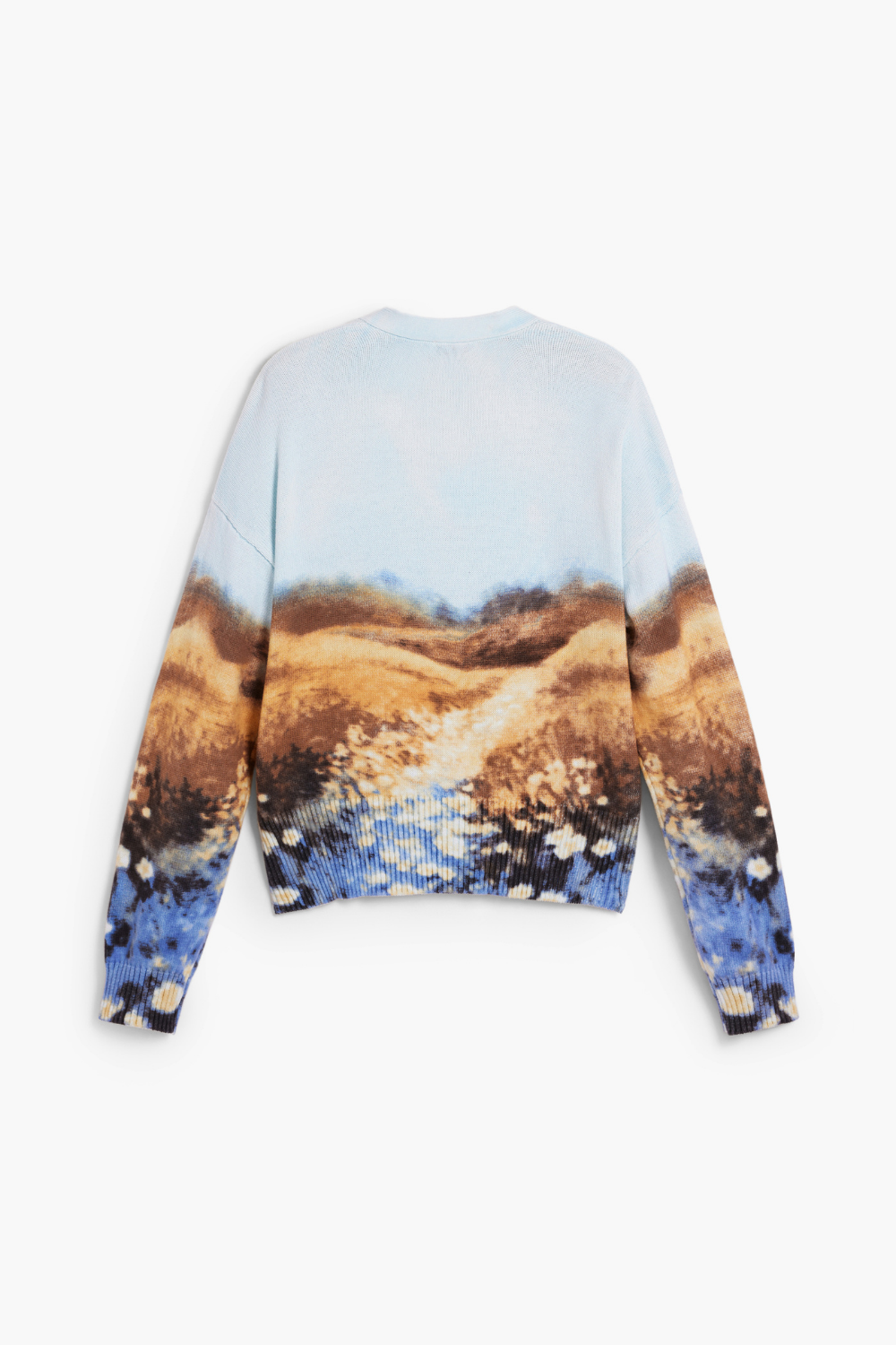 Desigual Landscape Cardigan Blue Pre-Order
