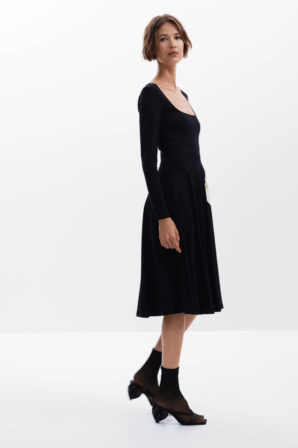 Desigual Lirio Long Sleeve Dress Black