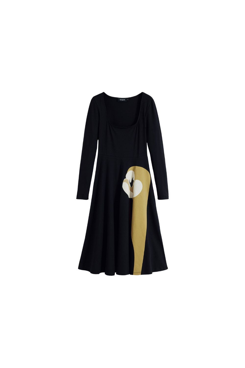 Desigual Lirio Long Sleeve Dress Black