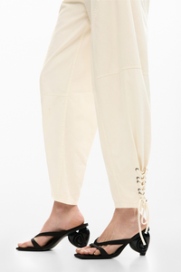 Desigual Long Tie Jeans Ecru Pre-Order