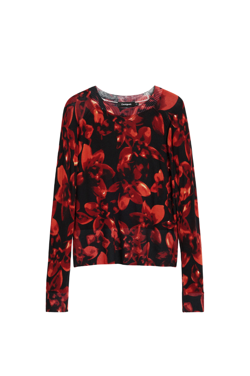 Desigual Lund Knit Red Floral