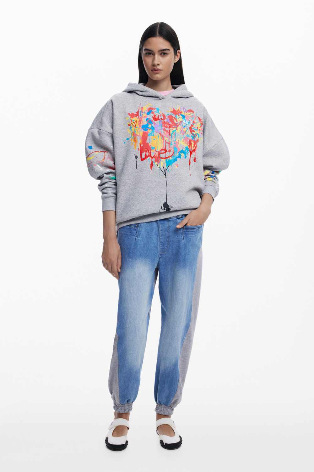 Desigual Mickey Mouse Hooded Sweater Pre-Order