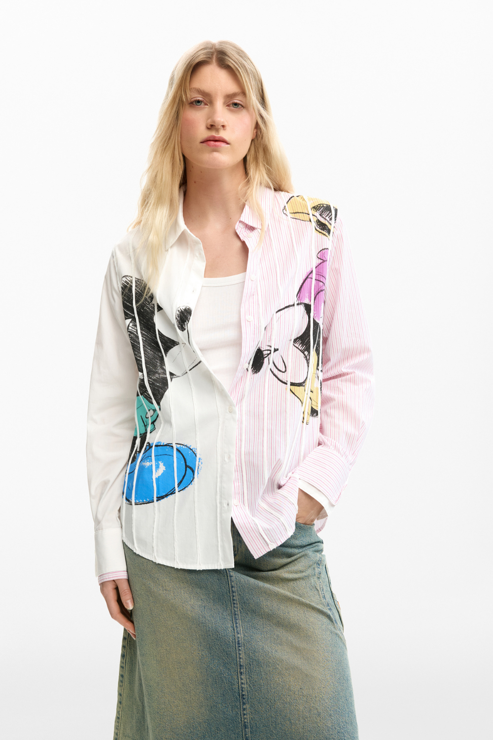 Desigual Mickey and Minnie Shirt
