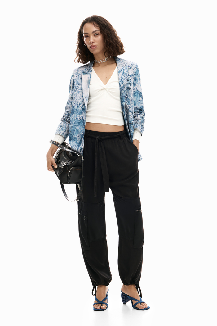 Desigual Photography Blazer Denim