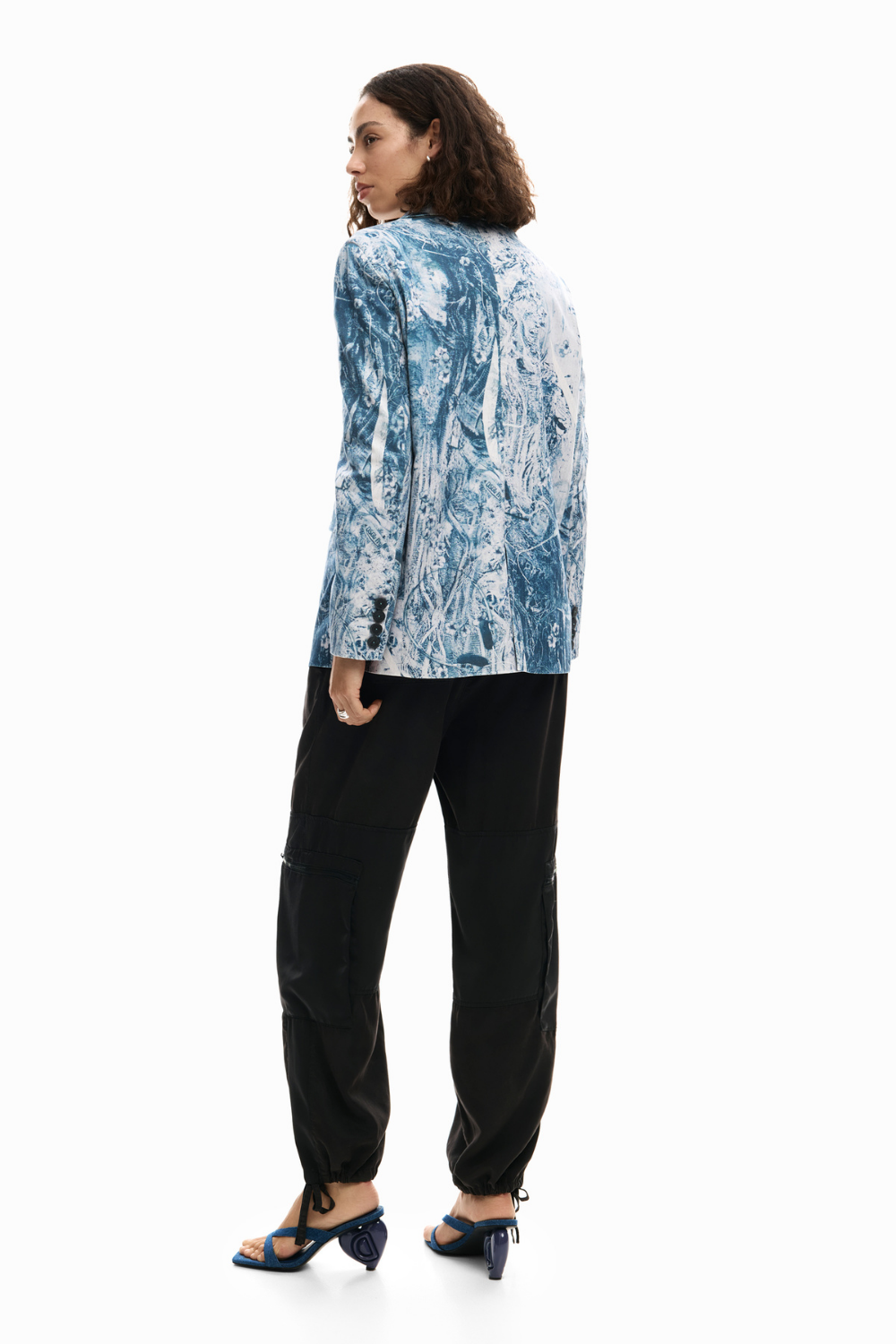 Desigual Photography Blazer Denim