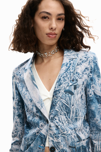 Desigual Photography Blazer Denim