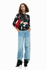 Desigual Plant Knit Black Pre-Order