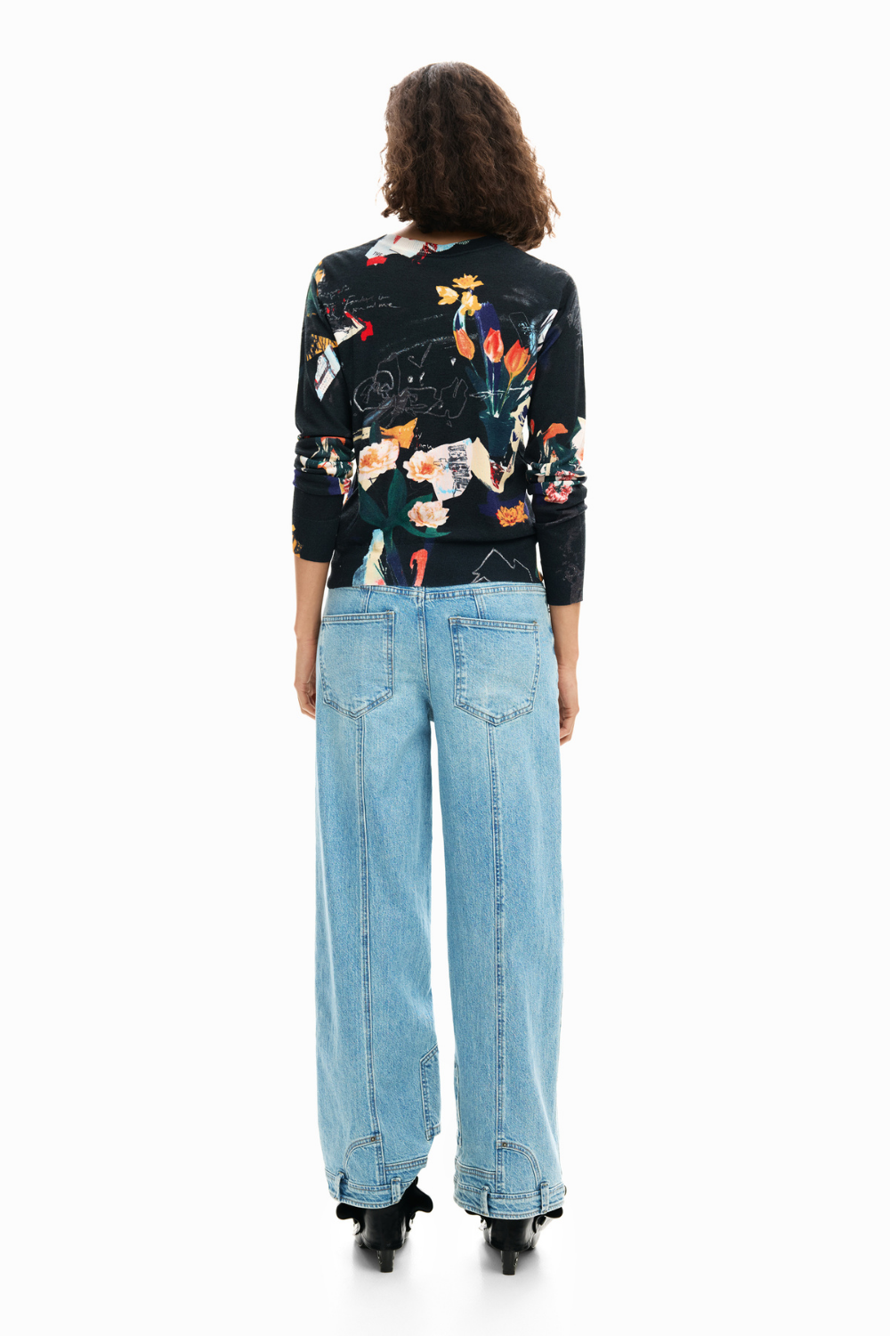 Desigual Plant Knit Black Pre-Order