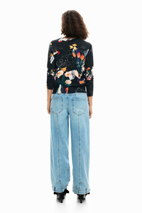 Desigual Plant Knit Black Pre-Order