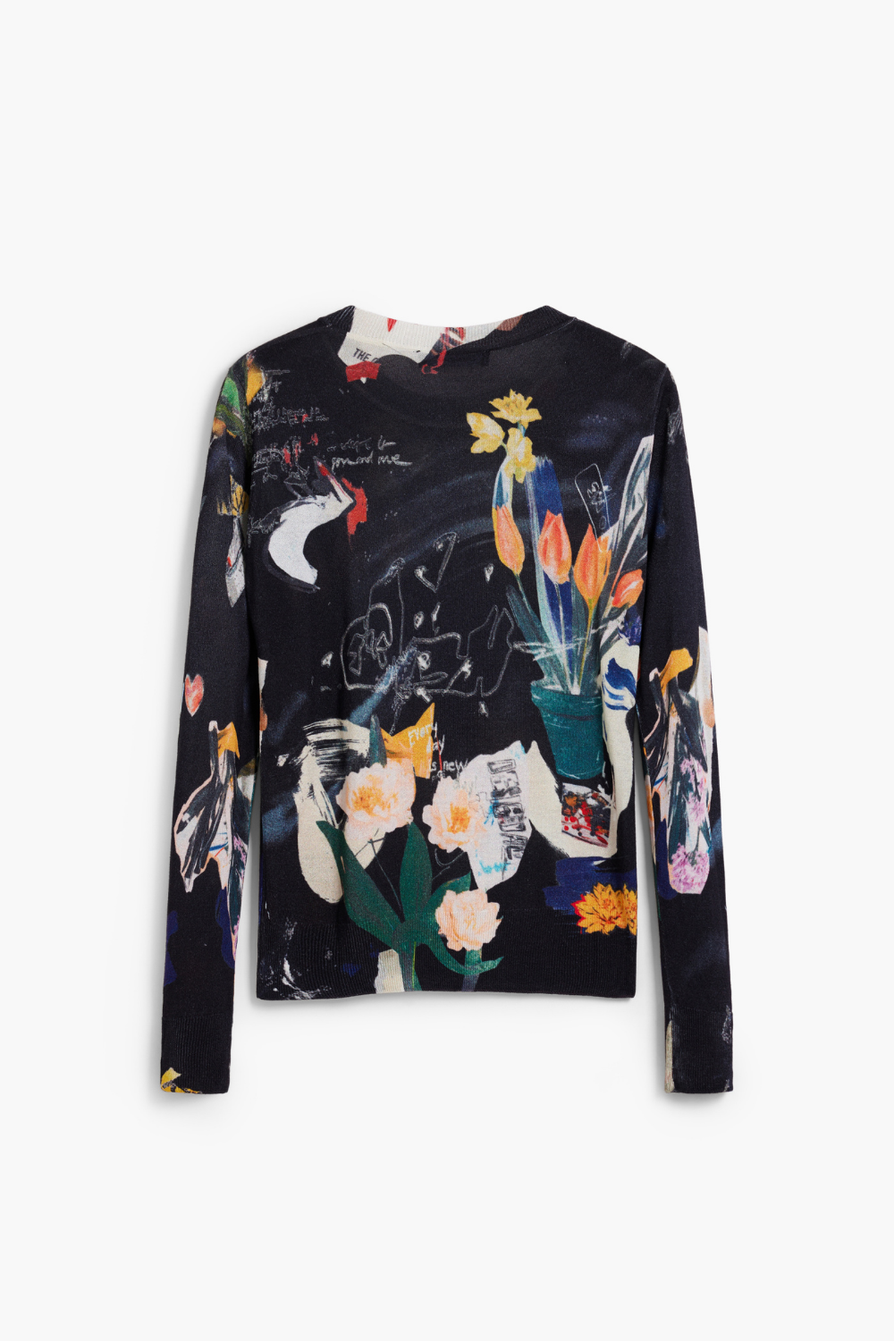 Desigual Plant Knit Black Pre-Order