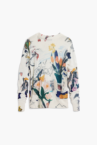 Desigual Plant Knit Cream