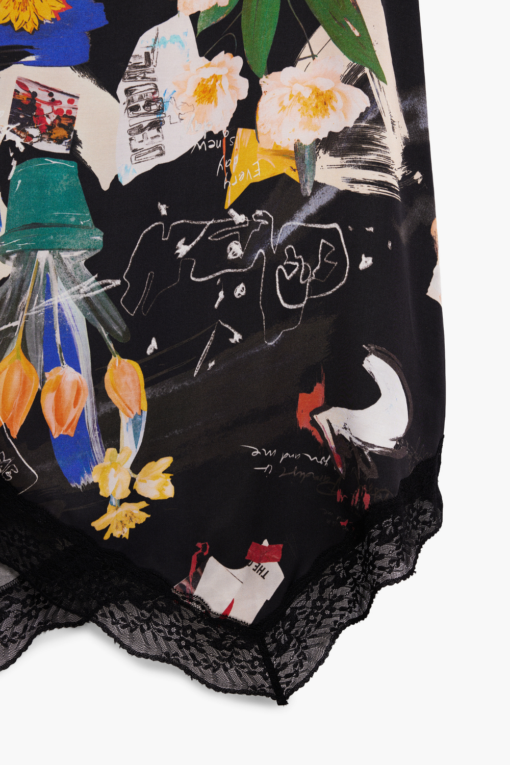 Desigual Plant Skirt Black Pre-Order