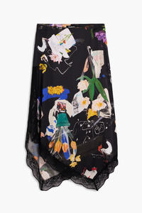 Desigual Plant Skirt Black Pre-Order