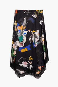 Desigual Plant Skirt Black Pre-Order