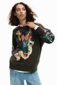 Desigual Plant Sweater Ash Pre-Order