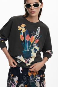 Desigual Plant Sweater Ash Pre-Order