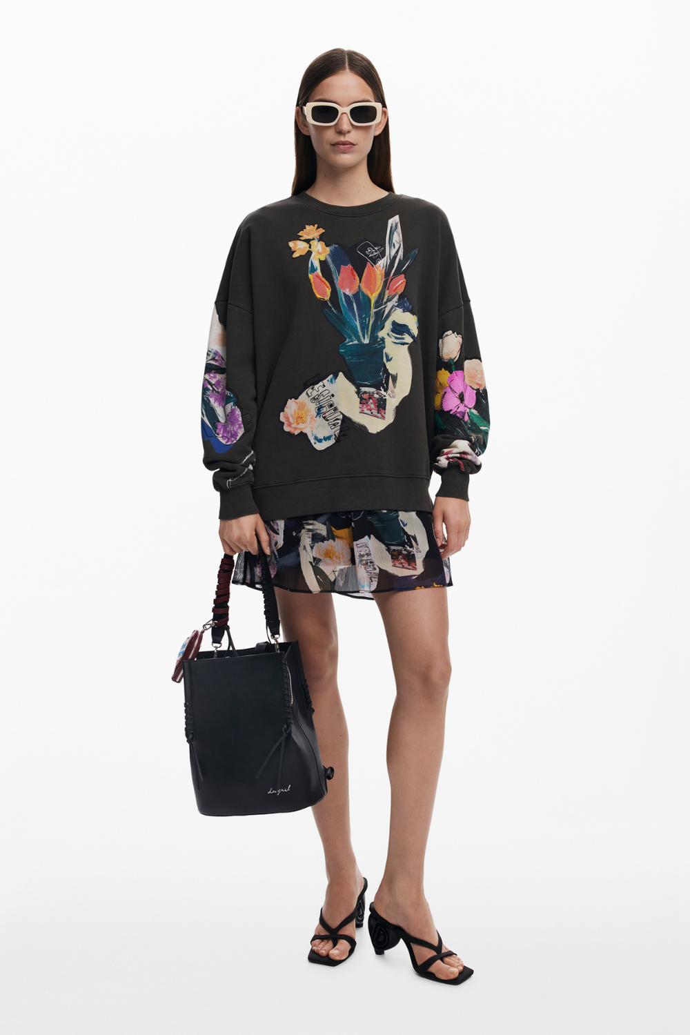 Desigual Plant Sweater Ash Pre-Order